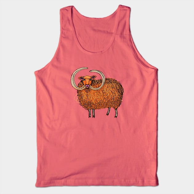 Wooly Mammoth Tank Top by BullShirtCo